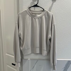 Lululemon Softstreme oversized crop sweatshirt